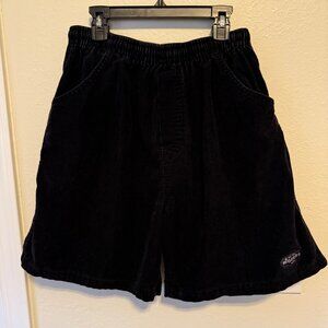 VTG Riggers Hawaii Men's Corduroy Board Shorts Baggies in Black Size M